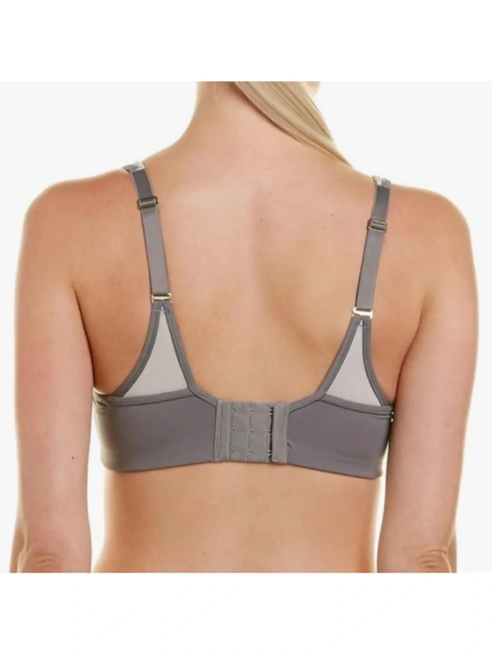 NEW Natori Women’s Zen Contour Convertible Underwire Sports Bra Grey Size 32B